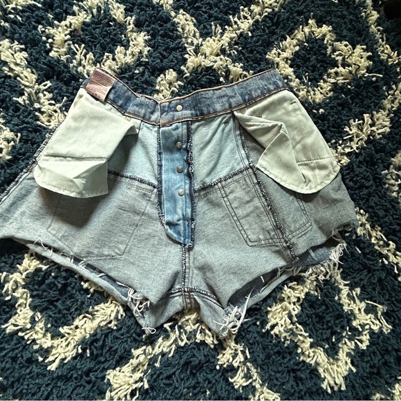 Revice MATCHMAKER SHORTS / LOVE AT FIRST SIGHT button fly denim jorts - Picture 10 of 10